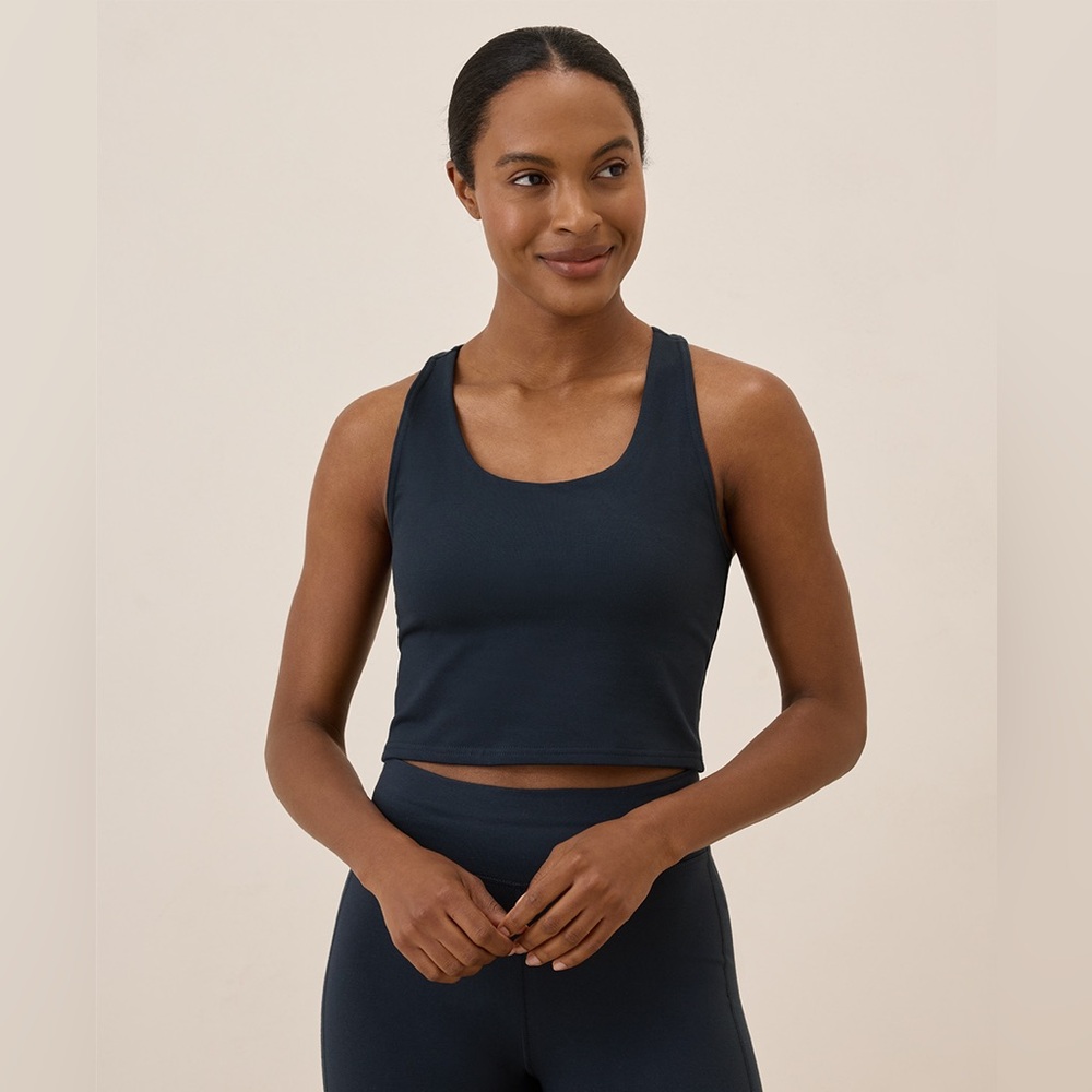 Pact On The Go-To Crop Tank NWT